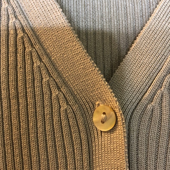 Geoffrey Beene Beige Cardigan Sweater - Picture 3 of 6